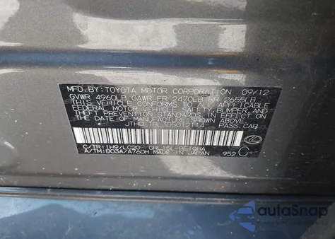 2013 Lexus Gs 350 z USA, uszkodzony, nr VIN JTHCE1BL3D5012114